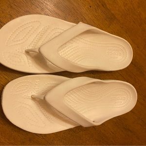 Croc flip flops